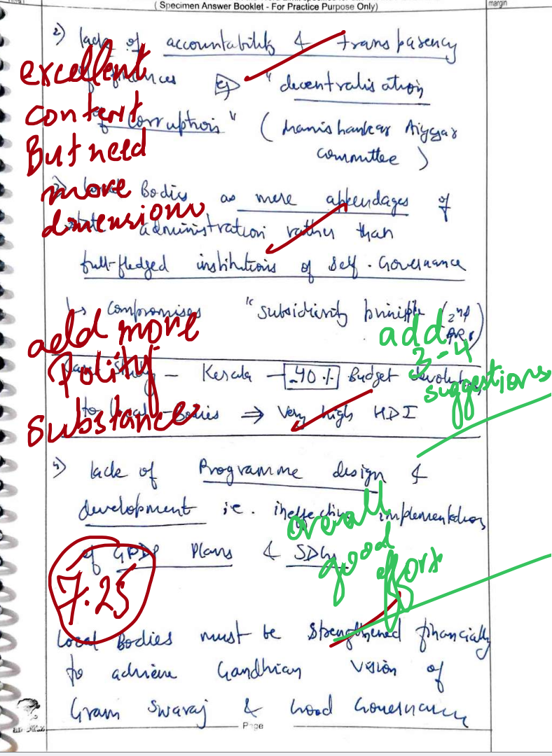 Sample Evaluation 3